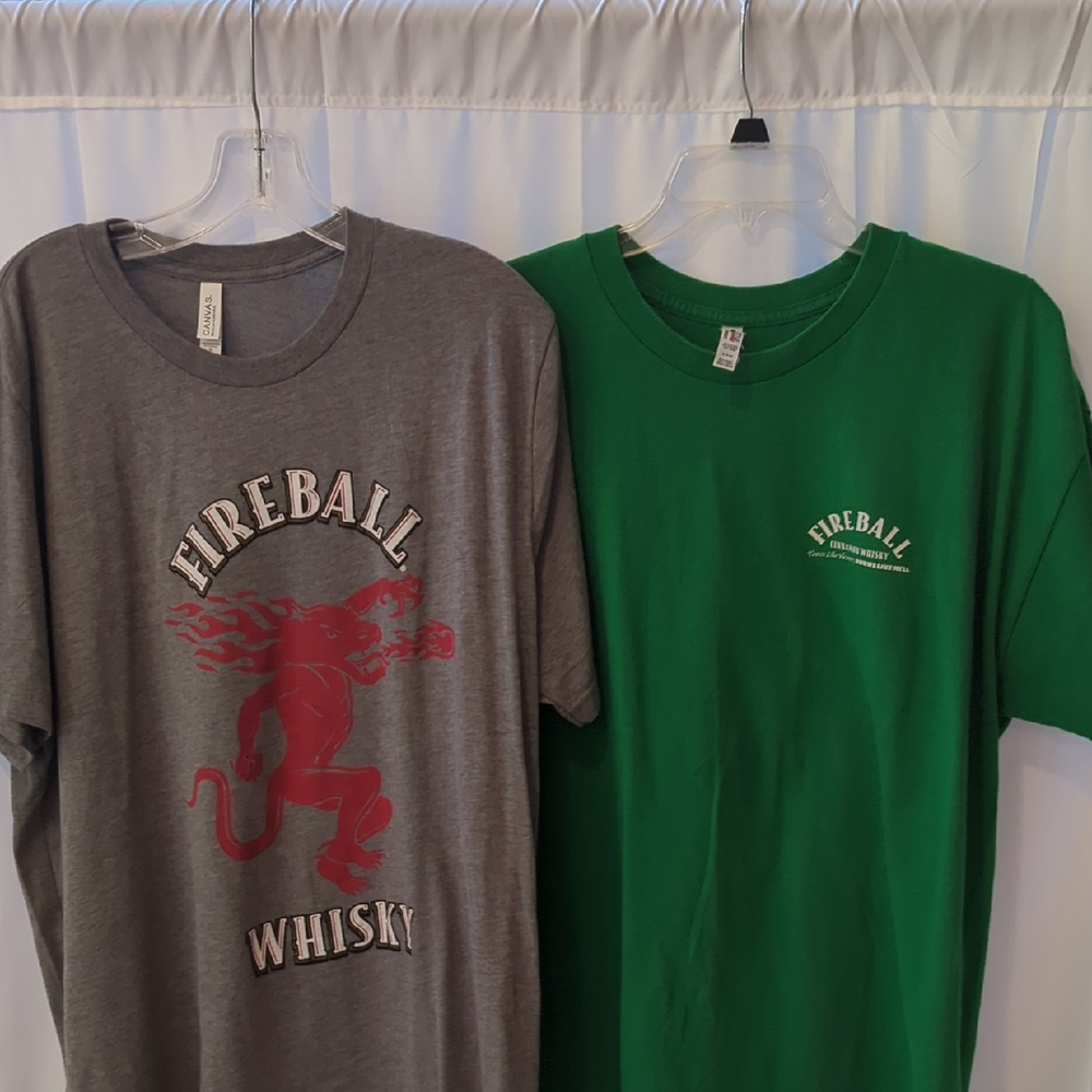 Bella Canvas Gray and Green Short Sleeve Tees